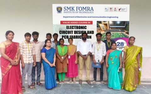 value added course on electronic circuit design and pcb fabrication