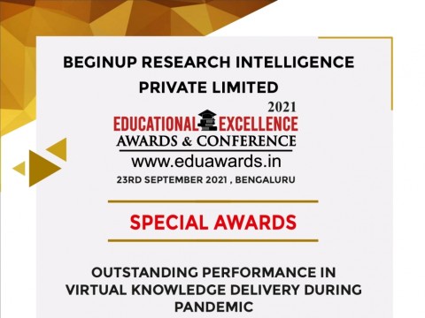 educational excellence award from beginup research intelligence